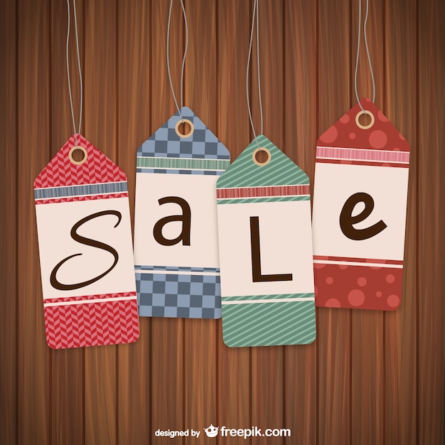 Gratis vector sales prijskaartjes