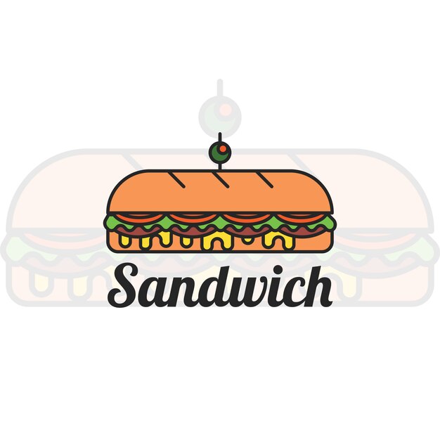 Sandwich logo design