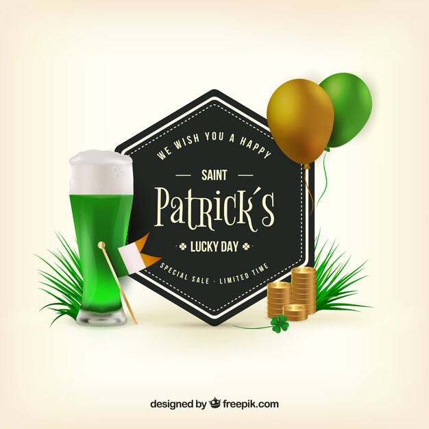 Sant Patrick&#39;s day banners web collectie