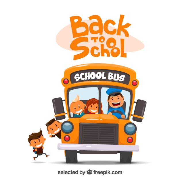 Schoolbus illustratie