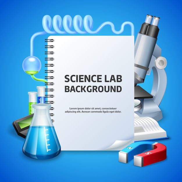 Science Lab-achtergrond