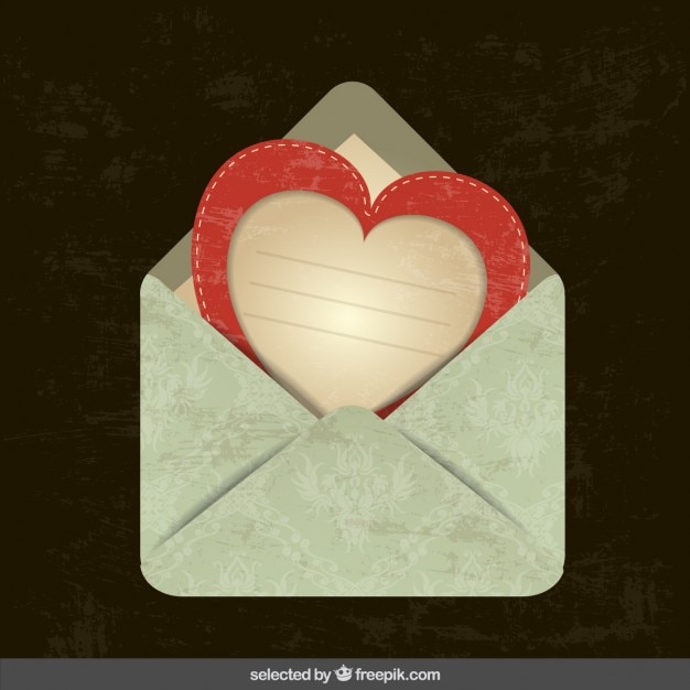 Gratis vector scrapbooking envelop