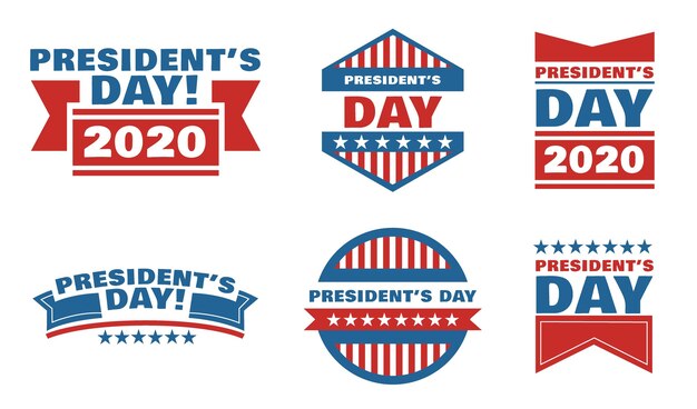 Set badges voor president's day