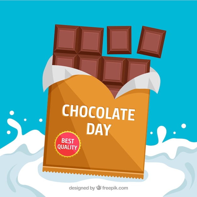 Gratis vector set bars en stukjes heerlijke chocolade