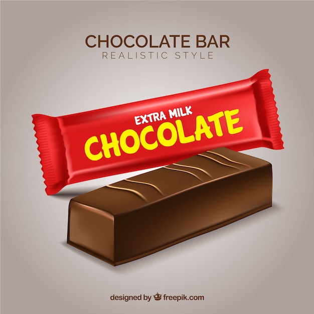 Gratis vector set bars en stukjes heerlijke chocolade