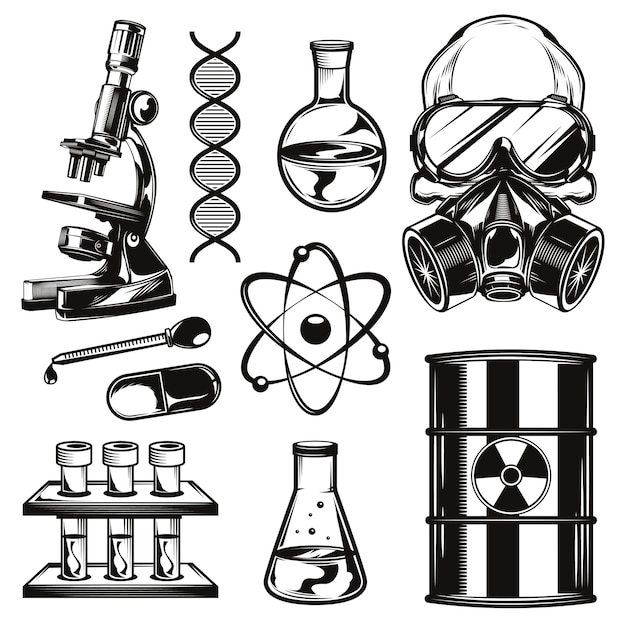 Set chemie-elementen