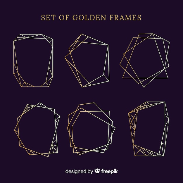 Set gouden frames