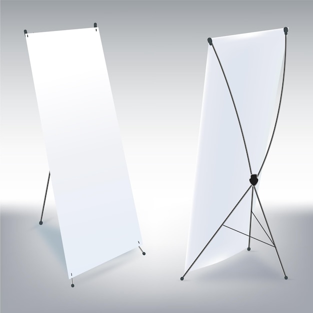 Set van x standbanners