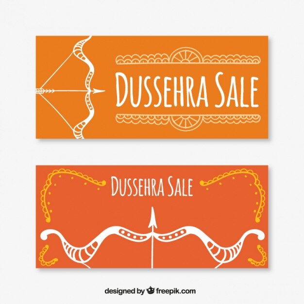 Sier banners van dussehra deals