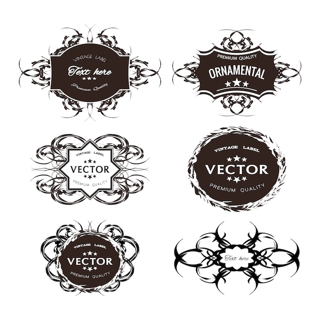 Gratis vector sier logo collectie