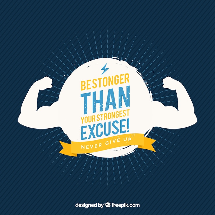 Gratis Vector silhouet achtergrond met motiverende zin van de opleiding
