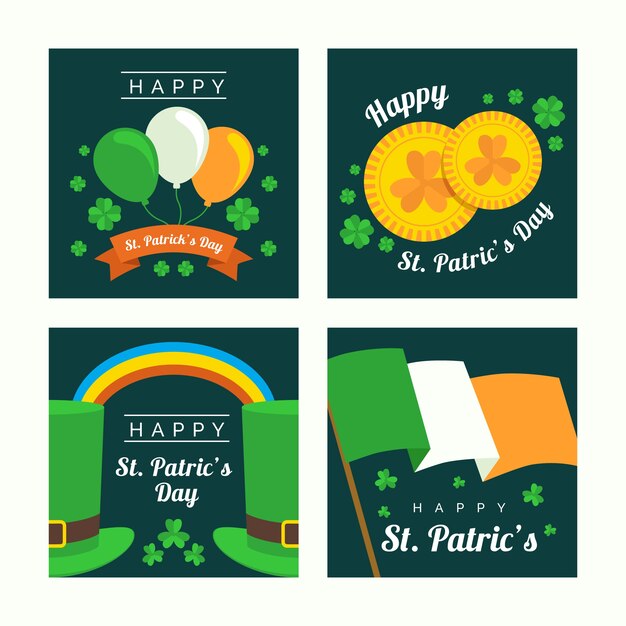 Sint Patrick's Instagram-postverzameling