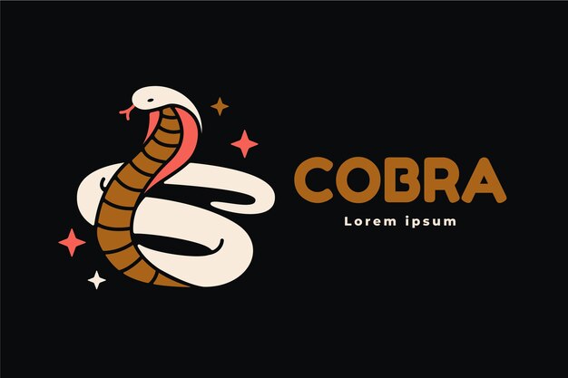 Sjabloon voor creatief cobra-logo