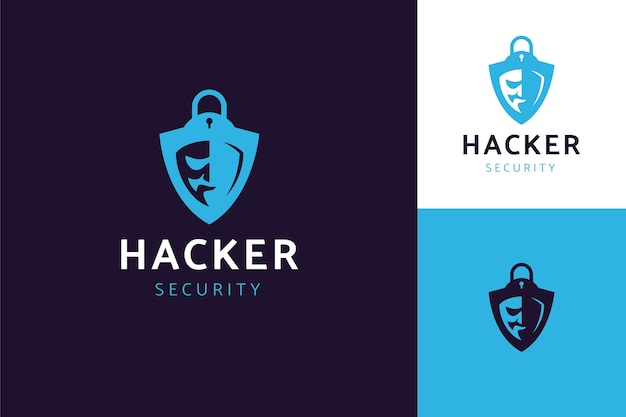 Sjabloon voor creatief hacker-logo