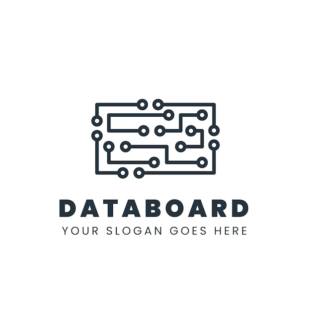 Sjabloon voor platte ontwerpgegevens logo
