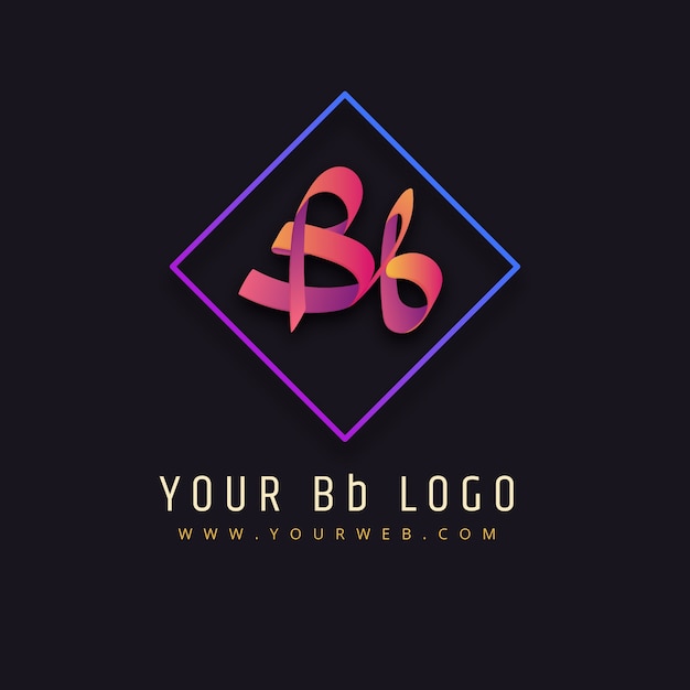 Sjabloon voor professioneel bb-logo