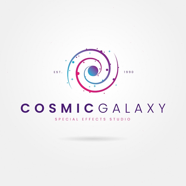 Sjabloon voor professioneel galaxy-logo