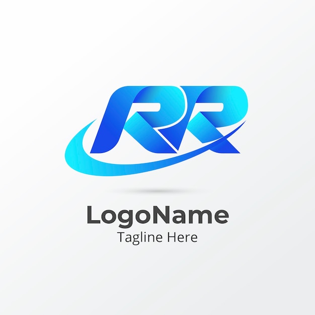Sjabloon voor professioneel rr-logo