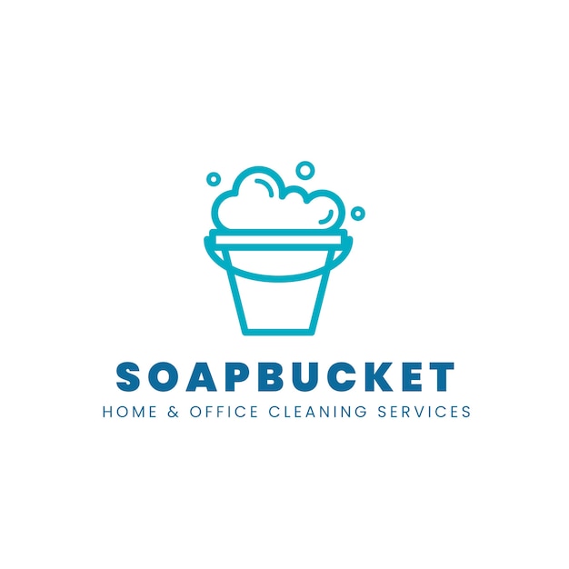 Sjabloon voor schoonmaakservice-logo