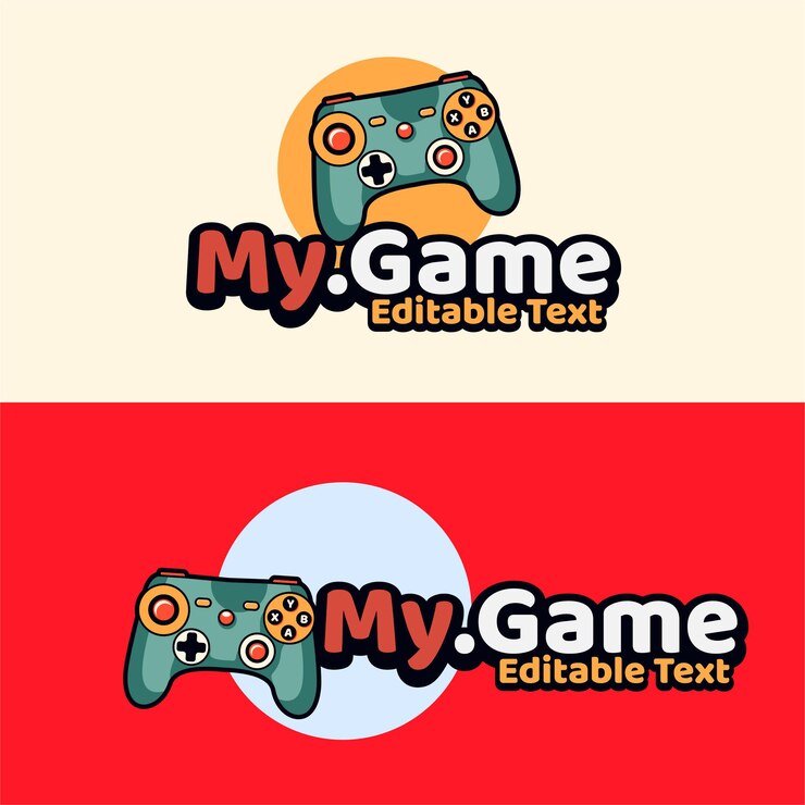 Skull Gaming Met Joystick-embleem moderne stijl