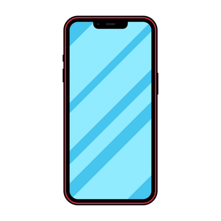 Gratis Vector smartphone cartoon