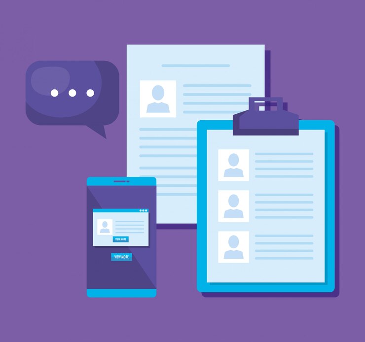 Gratis Vector smartphone met sociale media marketing pictogrammen