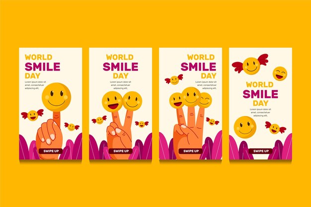 Smile instagram sociale media verhalencollectie