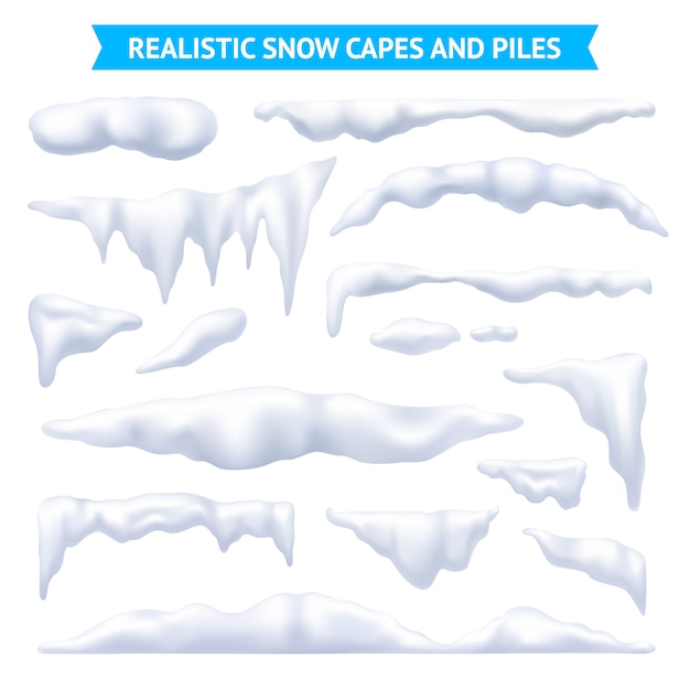 Sneeuw Capes En Stapels Set