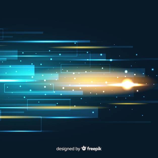 Snelle lichtstraal bewegende achtergrond