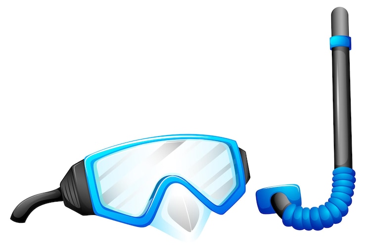 Gratis Vector snorkeltoestellen