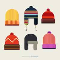 Gratis vector snow cap-collectie