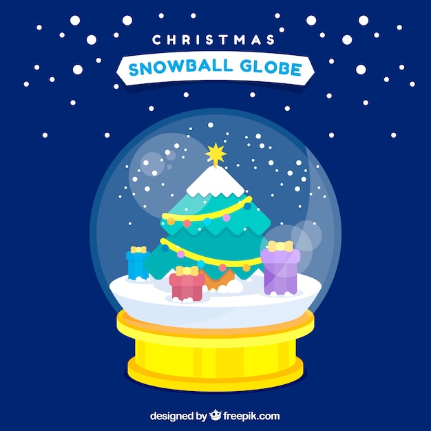 Snowglobe achtergrond