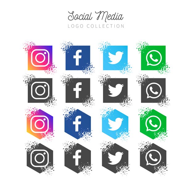 Social Media-bannerverzameling