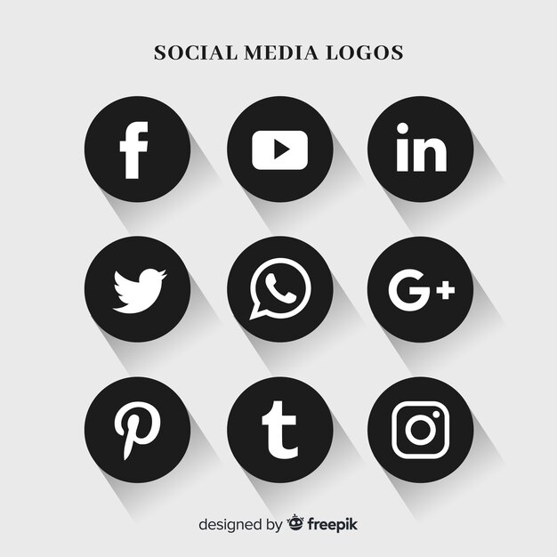 Social media logo collectie