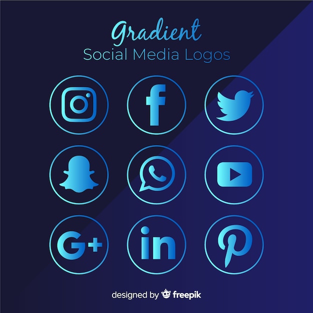 Social media logo collectie