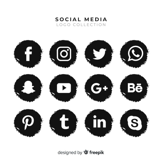 Social media logo collectie