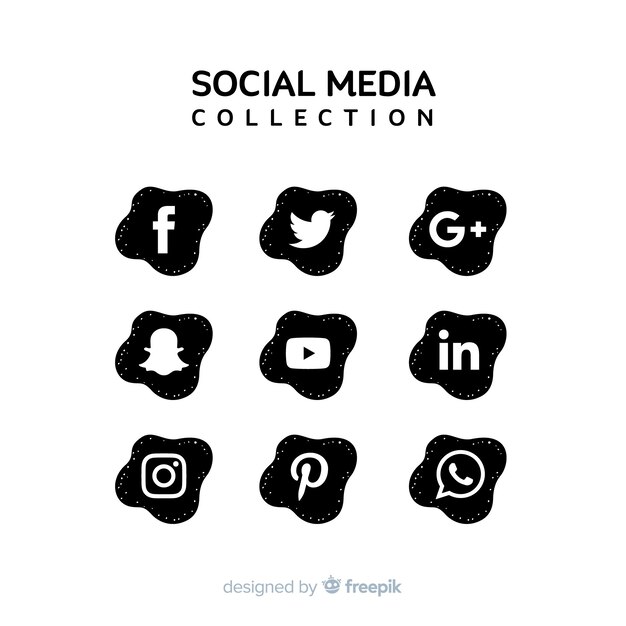 Social media logo collectie