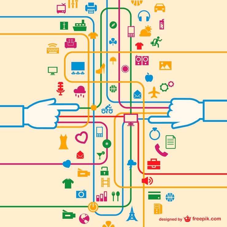 Gratis Vector social media netwerk