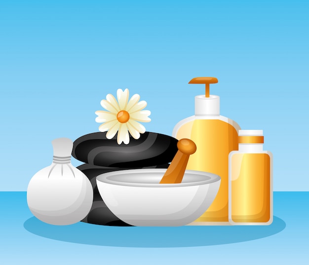 Gratis vector spa behandeling therapie