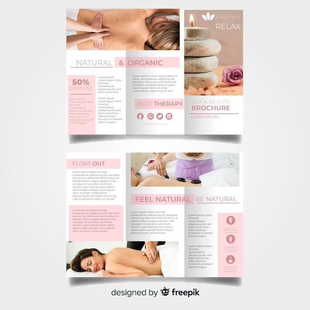 Spa driebladige brochure