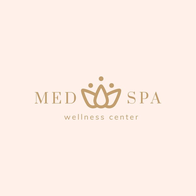 Spa en een wellness-centrum logo vector