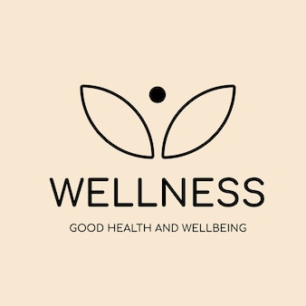 Spa-logosjabloon, gezondheids- en wellness-bedrijfsmerkontwerpvector, wellness-tekst