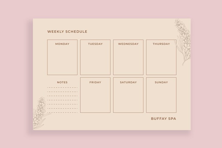 Gratis Vector spa schema sjabloonontwerp