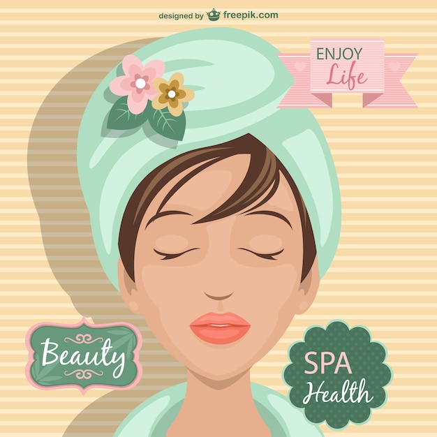 Gratis vector spa treatment vector