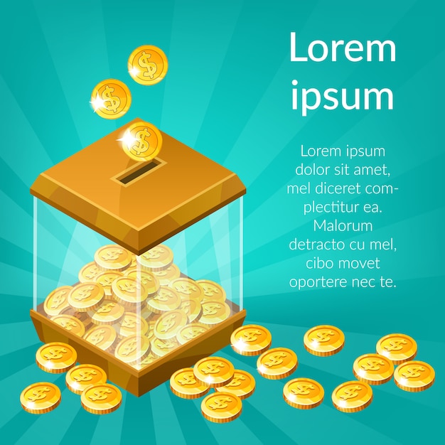 Spaarpot met geld.