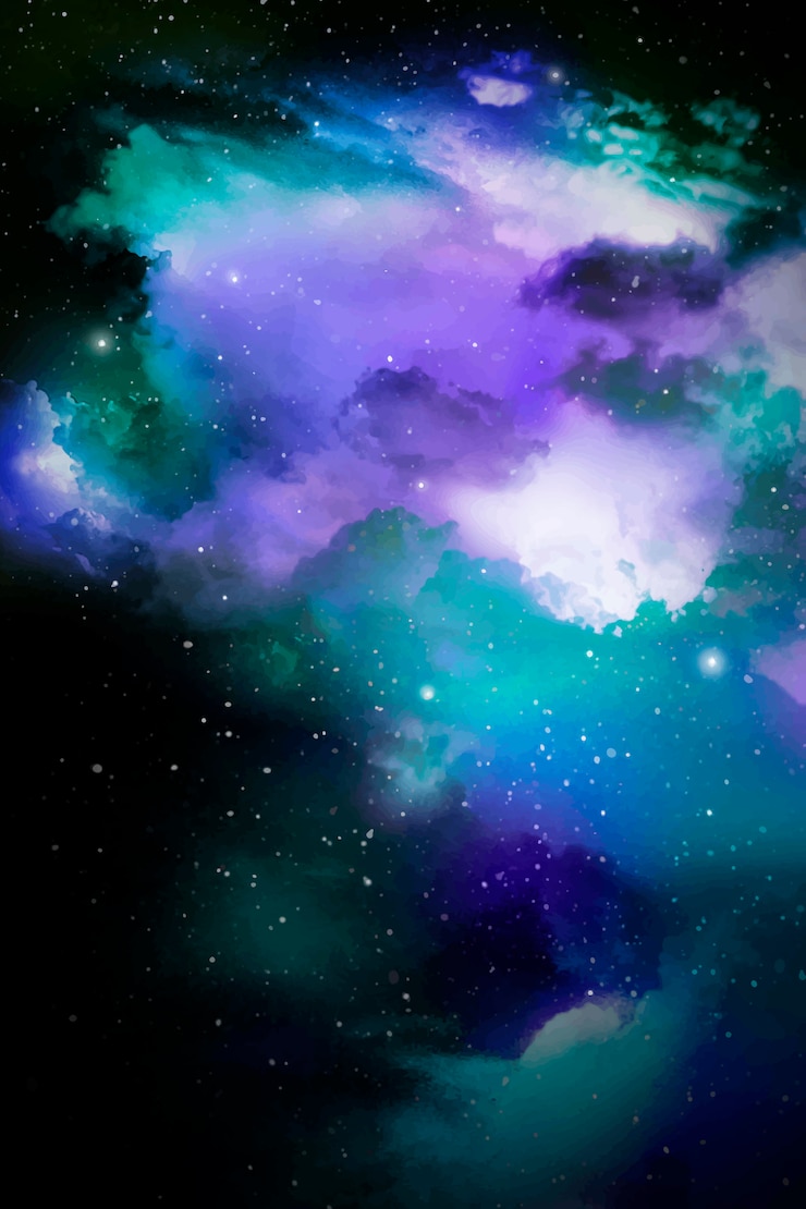 Gratis Vector space galaxy achtergrond