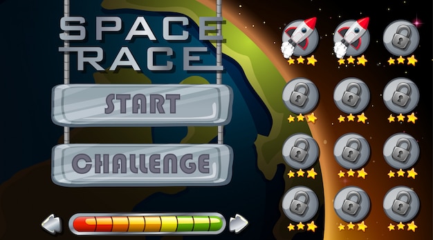 Space race game