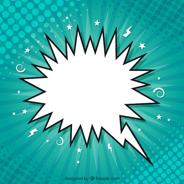 Gratis vector speech bubble in cartoon-stijl