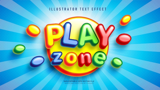Speel Zone-tekststijleffect