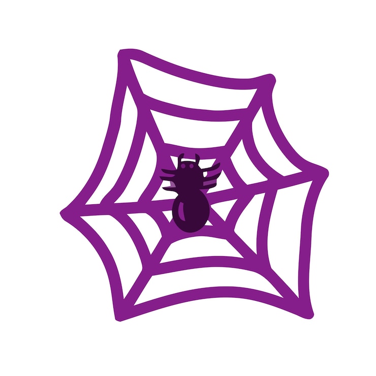 Gratis Vector spider hallowen doodle-pictogram